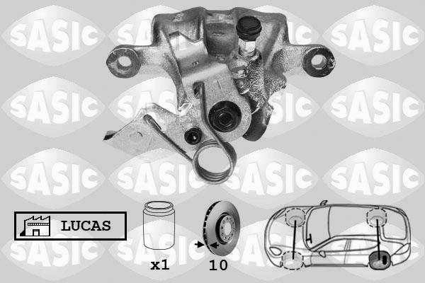 Sasic SCA6588 - Тормозной суппорт autosila-amz.com