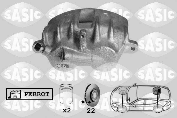 Sasic SCA6583 - Тормозной суппорт autosila-amz.com