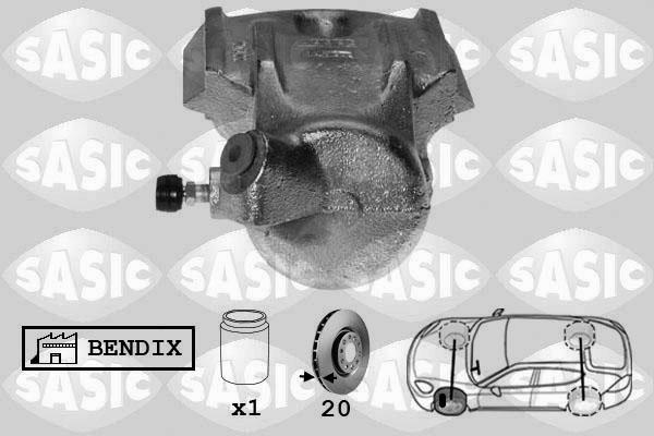 Sasic SCA6068 - Тормозной суппорт autosila-amz.com