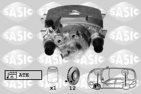 Sasic SCA6004 - Тормозной суппорт autosila-amz.com