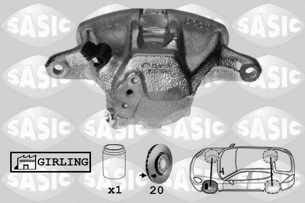 Sasic SCA6016 - Тормозной суппорт autosila-amz.com