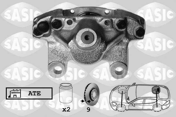 Sasic SCA6013 - Тормозной суппорт autosila-amz.com