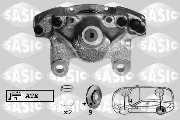 Sasic SCA6012 - Тормозной суппорт autosila-amz.com