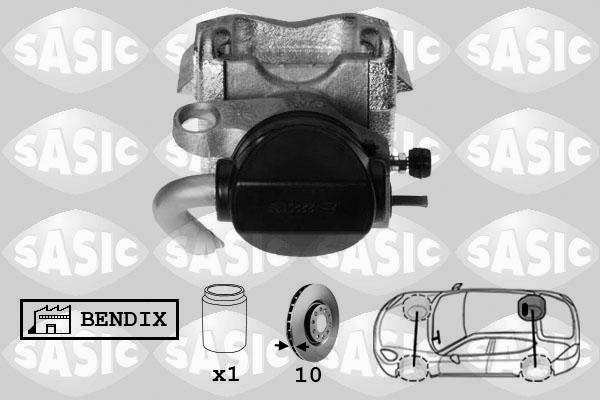 Sasic SCA6033 - Тормозной суппорт autosila-amz.com