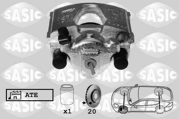 Sasic SCA6150 - Тормозной суппорт autosila-amz.com