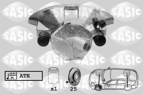 Sasic SCA6184 - Тормозной суппорт autosila-amz.com