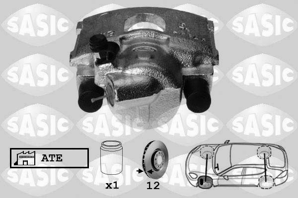 Sasic SCA6124 - Тормозной суппорт autosila-amz.com