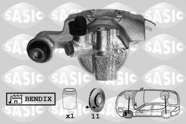 Sasic SCA6172 - Тормозной суппорт autosila-amz.com