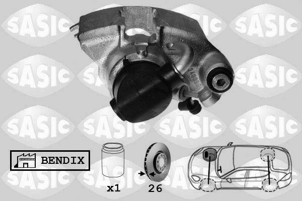 Sasic SCA0059 - Тормозной суппорт autosila-amz.com