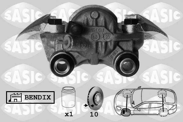 Sasic SCA0054 - Тормозной суппорт autosila-amz.com