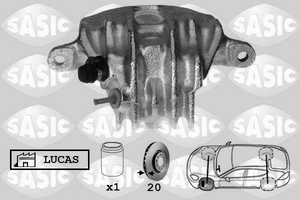 Sasic SCA0052 - Тормозной суппорт autosila-amz.com