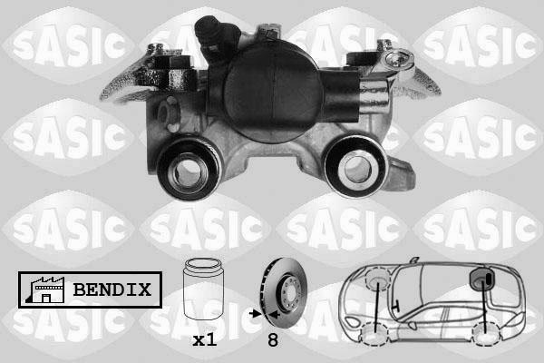 Sasic SCA0061 - Суппорт тормозной autosila-amz.com