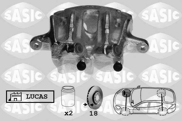 Sasic SCA0063 - Тормозной суппорт autosila-amz.com