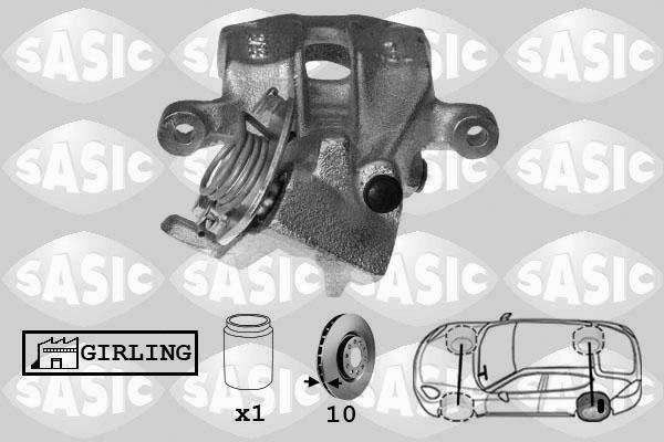 Sasic SCA0008 - Тормозной суппорт autosila-amz.com