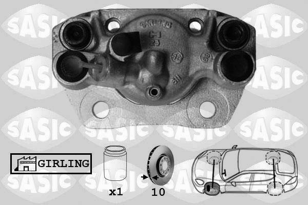 Sasic SCA0018 - Тормозной суппорт autosila-amz.com