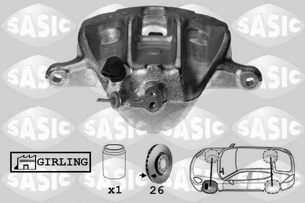 Sasic SCA0080 - Тормозной суппорт autosila-amz.com