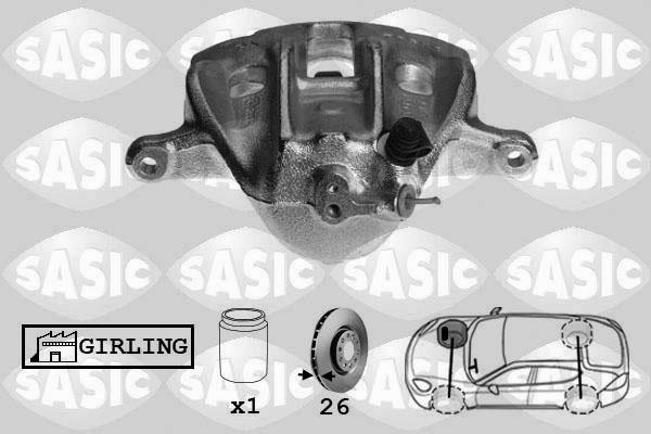 Sasic SCA0081 - Тормозной суппорт autosila-amz.com