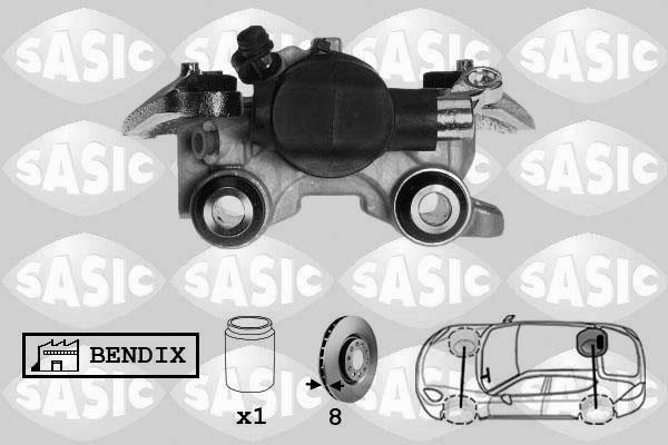 Sasic SCA0021 - Тормозной суппорт autosila-amz.com