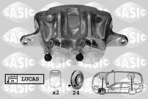 Sasic SCA0070 - Тормозной суппорт autosila-amz.com