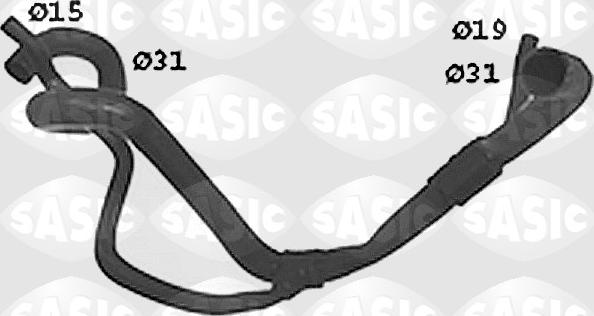 Sasic SWH4303 - Шланг радиатора autosila-amz.com