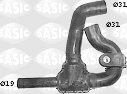 Sasic SWH4262 - Шланг радиатора autosila-amz.com