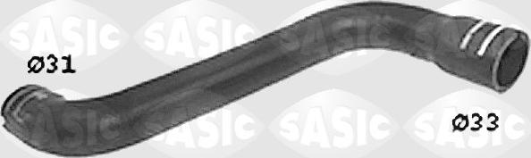 Sasic SWH6642 - Шланг радиатора autosila-amz.com