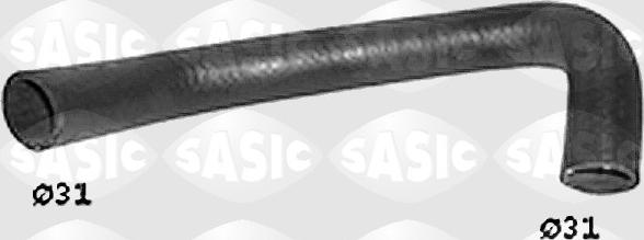 Sasic SWH6652 - Шланг радиатора autosila-amz.com