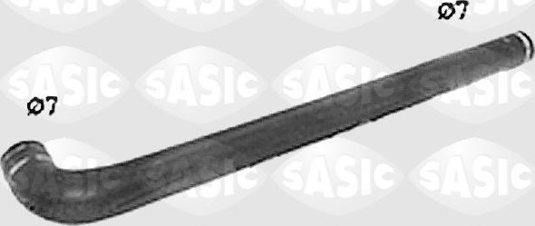 Sasic SWH6632 - Шланг радиатора autosila-amz.com