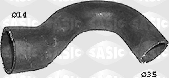 Sasic SWH6842 - Шланг радиатора autosila-amz.com