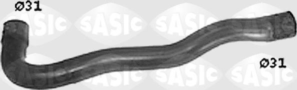 Sasic SWH6830 - Шланг радиатора autosila-amz.com