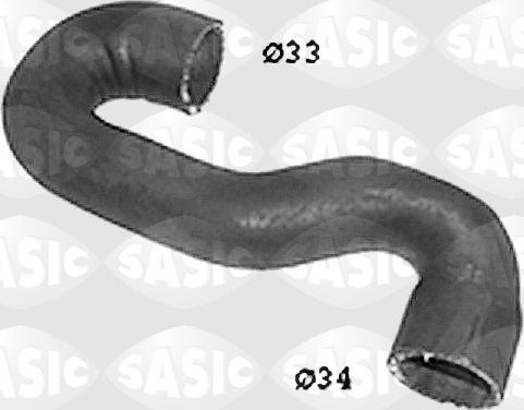 Sasic SWH6755 - Шланг радиатора autosila-amz.com