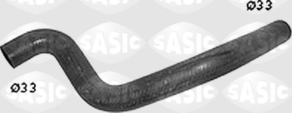 Sasic SWH6737 - Шланг радиатора autosila-amz.com