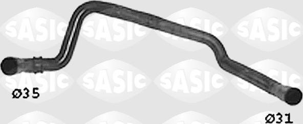Sasic SWH0466 - Шланг радиатора autosila-amz.com