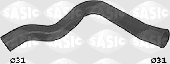 Sasic SWH0418 - Шланг радиатора autosila-amz.com