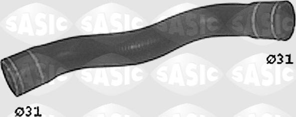 Sasic SWH0435 - Шланг радиатора autosila-amz.com