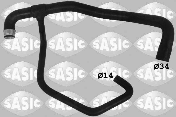 Sasic SWH0478 - Шланг радиатора autosila-amz.com