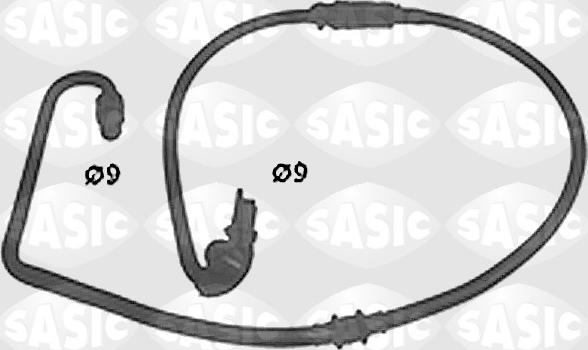 Sasic SWH0518 - Шланг радиатора autosila-amz.com