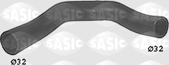 Sasic SWH0349 - Шланг радиатора autosila-amz.com