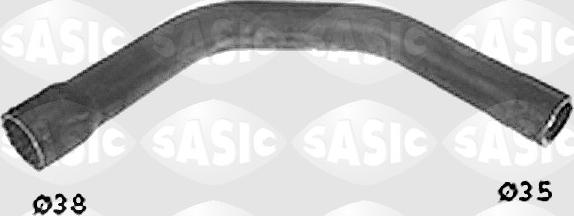 Sasic SWH0340 - Шланг радиатора autosila-amz.com