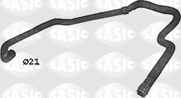 Sasic SWH0365 - Шланг радиатора autosila-amz.com