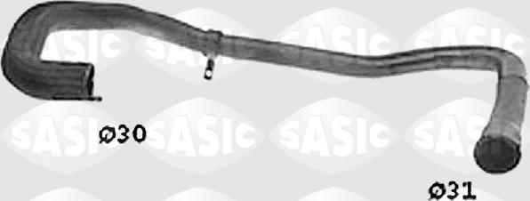 Sasic SWH0293 - Шланг радиатора autosila-amz.com