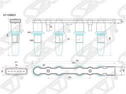 SAT ST-1208021 - Катушка зажигания autosila-amz.com
