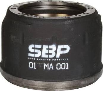 SBP 01-MA001 - Тормозной барабан autosila-amz.com