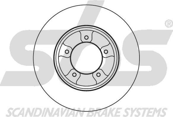 SBS 1815204561 - Тормозной диск autosila-amz.com