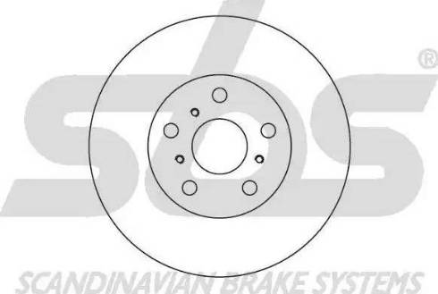 SBS 1815204531 - Тормозной диск autosila-amz.com