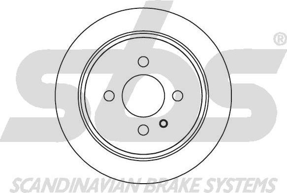 SBS 1815201573 - Тормозной диск autosila-amz.com