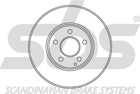 SBS 1815203381 - Тормозной диск autosila-amz.com