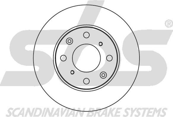 SBS 1815202665 - Тормозной диск autosila-amz.com