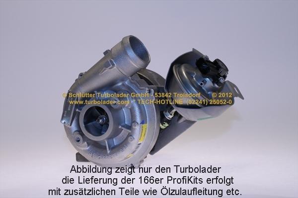 Schlütter Turbolader 166-09470 - Турбина, компрессор autosila-amz.com