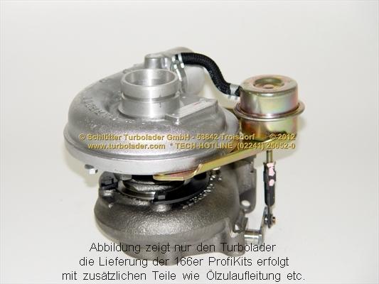 Schlütter Turbolader 166-09081EOL - Турбина, компрессор autosila-amz.com